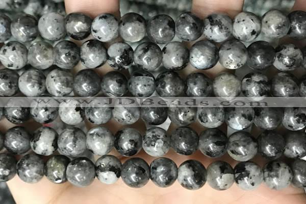 CLJ531 15.5 inches 4mm,6mm,8mm,10mm & 12mm round sesame jasper beads