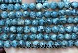 CLJ558 15.5 inches 6mm,8mm,10mm & 12mm faceted round sesame jasper beads