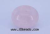 CLO01 19*30mm rondelle loose rose quartz gemstone beads wholesale