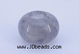 CLO02 19*30mm rondelle loose cloudy quartz gemstone beads wholesale