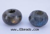 CLO19 19*30mm rondelle loose labradorite gemstone beads wholesale