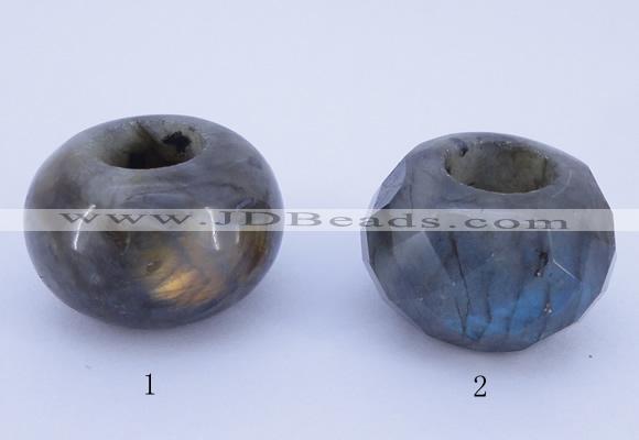 CLO19 19*30mm rondelle loose labradorite gemstone beads wholesale