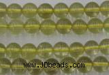 CLQ152 15.5 inches 8mm round natural lemon quartz beads wholesale