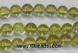 CLQ202 15.5 inches 8mm round natural lemon quartz beads wholesale