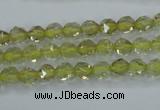 CLQ301 15.5 inches 6mm faceted nuggets lemon quartz beads