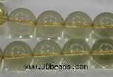 CLQ55 15.5 inches 16mm round natural lemon quartz beads wholesale