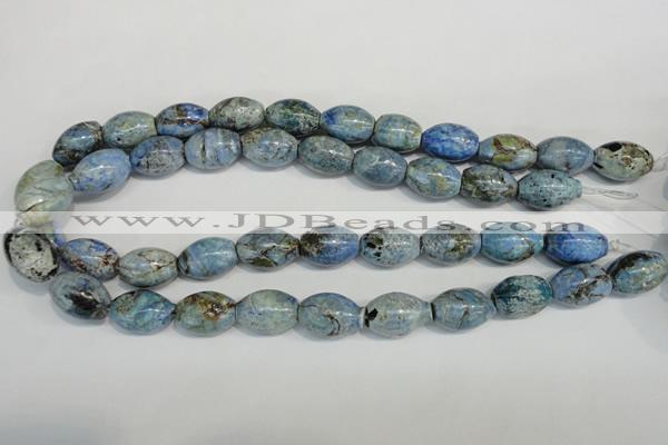 CLR206 15.5 inches 13*18mm rice larimar gemstone beads