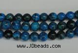 CLR301 15.5 inches 6mm round dyed larimar gemstone beads