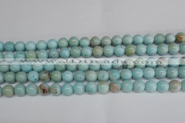 CLR353 15.5 inches 10mm round dyed larimar gemstone beads