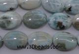 CLR42 15.5 inches 13*18mm oval natural larimar gemstone beads