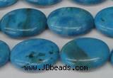 CLR423 15.5 inches 13*18mm oval dyed larimar gemstone beads