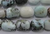 CLR52 15.5 inches 10*12mm – 12*16mm nuggets natural larimar beads