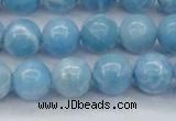 CLR603 15.5 inches 10mm round imitation larimar beads wholesale