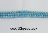 CLR71 15.5 inches 8mm round imitation larimar beads wholesale