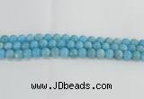 CLR72 15.5 inches 10mm round imitation larimar beads wholesale