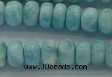 CLR80 15.5 inches 5*8mm rondelle natural larimar gemstone beads