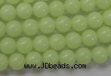 CLU03 15.5 inches 8mm round luminous stone beads wholesale