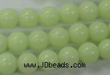 CLU04 15.5 inches 10mm round luminous stone beads wholesale