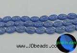 CLU183 15.5 inches 13*18mm oval blue luminous stone beads