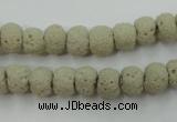 CLV352 15.5 inches 8mm ball dyed lava beads wholesale