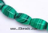 CMA26 10*14mm faceted drum imitate malachite beads Wholesale