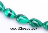 CMA30 8*12mm teardrop imitate malachite beads wholesale