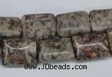 CMB26 15.5 inches 12*16mm rectangle natural medical stone beads