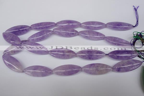 CME06 15.5 inches 15*40mm marquise lavender amethyst beads