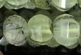 CME206 15.5 inches 7*9mm - 8*10mm pumpkin prehnite beads