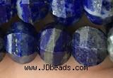 CME215 15.5 inches 7*9mm - 8*10mm pumpkin lapis lazuli beads