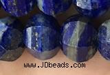 CME245 15.5 inches 10*11mm - 10*12mm pumpkin lapis lazuli beads