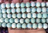 CME305 15.5 inches 8*11mm - 9*12mm pumpkin amazonite beads