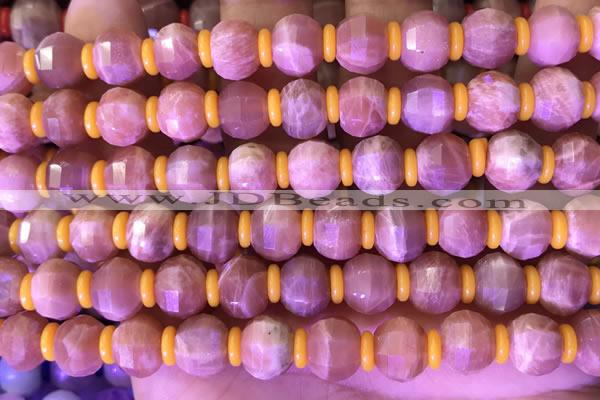 CME313 15.5 inches 8*10mm pumpkin moonstone gemstone beads