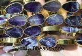 CME508 12 inches 18*28mm - 20*30mm flat teardrop amethyst beads