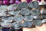 CME509 12 inches 18*28mm - 20*30mm flat teardrop labradorite beads