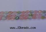 CMG237 15.5 inches 8*12mm oval morganite beads wholesale