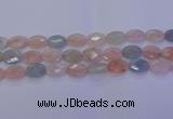 CMG266 15.5 inches 10*14mm faceted oval morganite beads