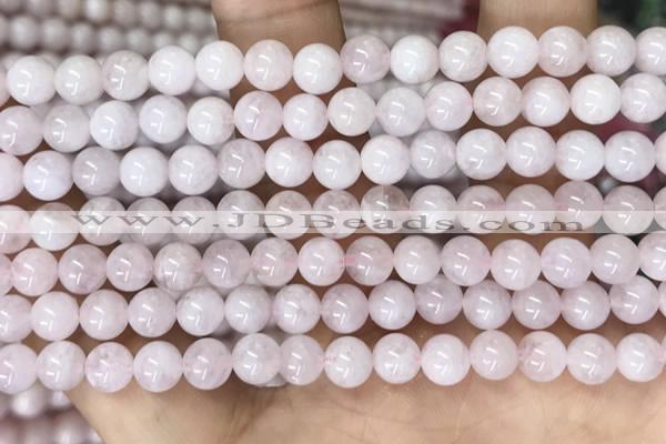 CMG409 15.5 inches 6mm round pink morganite beads wholesale