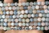 CMG420 15.5 inches 6mm round natural morganite gemstone beads