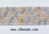 CMG430 15.5 inches 7mm round morganite beads wholesale