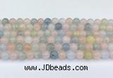 CMG431 15.5 inches 8mm round morganite beads wholesale