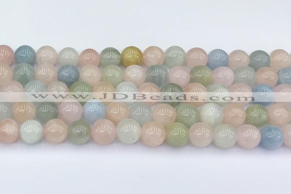 CMG432 15.5 inches 9mm round morganite beads wholesale