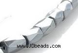 CMH01 16 inches 6*8mm faceted column magnetic hematite beads