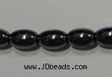 CMH146 15.5 inches 5*8mm rice magnetic hematite beads wholesale