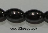 CMH149 15.5 inches 8*12mm rice magnetic hematite beads wholesale