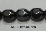 CMH169 15.5 inches 6*8mm lantern magnetic hematite beads