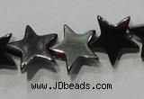 CMH177 15.5 inches 10*10mm star magnetic hematite beads wholesale