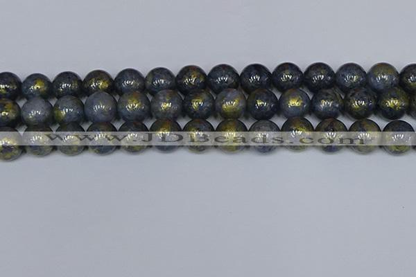 CMJ1003 15.5 inches 10mm round Mashan jade beads wholesale