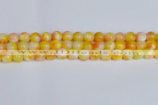 CMJ1051 15.5 inches 8mm round jade beads wholesale