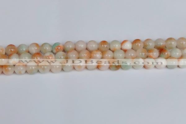 CMJ1066 15.5 inches 8mm round jade beads wholesale